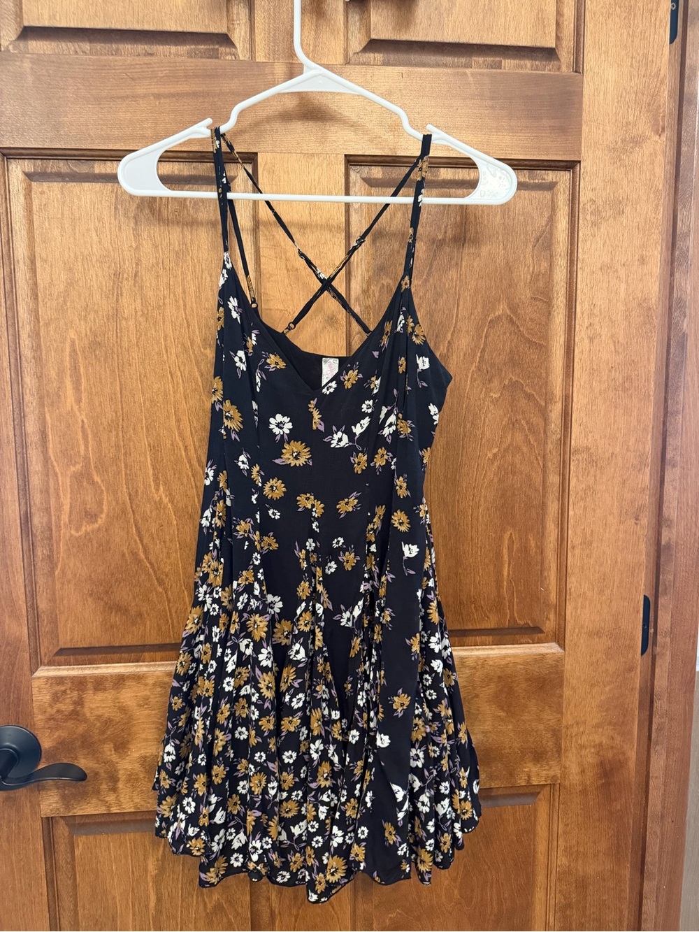 Free People floral mini dress